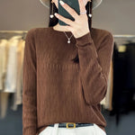 Load image into Gallery viewer, 2023 Autumn and Winter Women&#39;s Cashmere Sweater Women&#39;s Pullover Knitted Cashmere Sweater Fashion Sweater Women  Amaijoin
