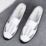 Load image into Gallery viewer, Handmade Men Sandals New Arrival Mens Summer Beach Shoes Fashion Hollow Out Loafers Breathable Moccasins Cool Flats Casual Shoes  Amaijoin
