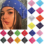 Load image into Gallery viewer, Fashion Bohemian Print Bandana Hair Bands for Women Girls Turban Headband Unisex Square Scarf Handkerchief Hair Accessories  Amaijoin
