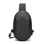 Load image into Gallery viewer, anti-theft men chest bag new fashion usb chest bag with earphone jack small shoulder bag man waterproof sports mobile phone bag  Amaijoin
