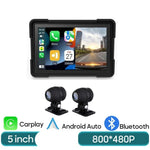 Load image into Gallery viewer, Forefeel Motorcycle Carplay WaterProof 5 inch WiFi Wireless Android-Auto DVR Monitor Dash Camera GPS Navigation TPMS Bluetooth  Amaijoin
