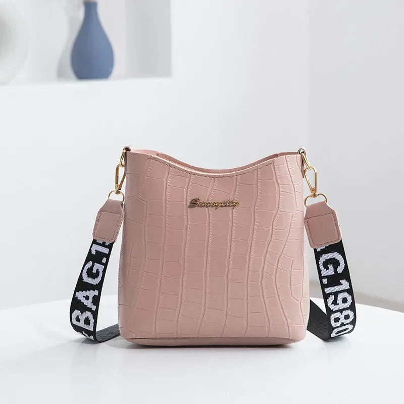 Women Messenger Bags Crocodile Pu Leather Female Crossbody Shoulder Hand bags For Women 2022 High Quality Ladies Handbags  Amaijoin