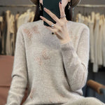 Load image into Gallery viewer, 2024 New Cashmere Sweater Women O-Neck Fashion Pullover Winter And Autumn Basic Cashmere Sweater Women  Amaijoin
