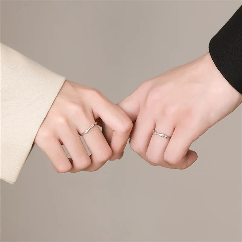 New Arrival S925 Ring Men Jewelry Charming Zircon Cross Couple Rings For Women Female Wedding Accessories Gift  Amaijoin