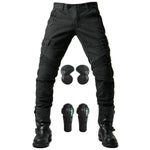 Load image into Gallery viewer, 2024 New Motorcycle Black Men Jeans Upgrade Extension Protector Detachable Racing Road Rider Four Seasons Casual Fashion Pants  Amaijoin
