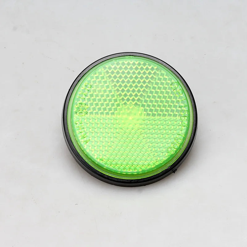 Universal Circular Safety Reflector Night Warning Safety Device Car Trucks Motorcycle ATV Bikes Bicycle Accessories  Amaijoin