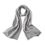 Load image into Gallery viewer, 2023 New Autumn Winter Women 100% Pure Cashmere Knitted Scarf Solid Color Poncho Warm Fashion Capes Lady High Quality Scarves  Amaijoin
