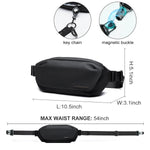 Load image into Gallery viewer, Waterproof Chest Bag, Solid Men&#39;s Crossbody Bag, Daily Phone Shoulder Bag, Travel Sports Sling Bag, Trend Men Fanny Pack  Amaijoin
