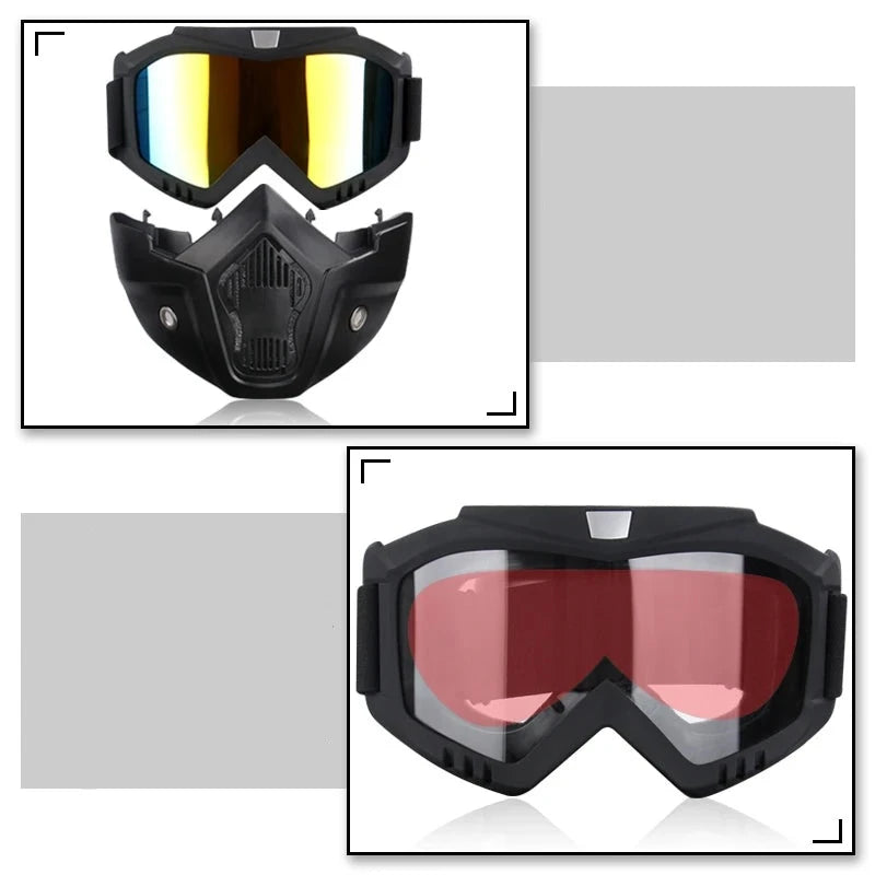 Motocross Summer UV Protection Sunglasses Outdoor Sport Windproof Mask Goggle HD Motorcycle Glasses Snowboard Eyewear Riding  Amaijoin