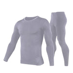 Carregue a imagem no visualizador da Galeria, Herobiker Men&#39;s Fleece Lined Thermal Underwear Set Motorcycle Skiing Base Layer Winter Warm Long Johns Shirts &amp; Tops Bottom Suit  Amaijoin
