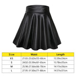 Load image into Gallery viewer, Women Faux Leather Skirts High Waist Elastic Mini High Waist Short Skirt Multipurpose For Skater Work Nightclub  Amaijoin
