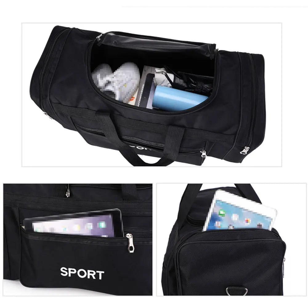 YIXIAO Big Capacity Sports Fitness Bag For Men Outdoor Yoga Gym Handbag Messenger Multifunction Travel Training Shoulder Bags  Amaijoin