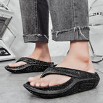 Load image into Gallery viewer, 2023 New Summer Platform Flip Flops Men Outdoor Beach Designer Thick Bottom Slippers Men Cushion Claquette Homme Chanclas Hombre  Amaijoin
