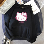 Load image into Gallery viewer, Women 90s Y2k 2000s Hoodies Hello Kitty Hip Hop Hoodie Sanrio Sweatshirt Clothes Tops Sweatshirt Clothing Streetwear  Amaijoin
