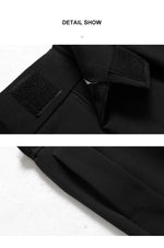 Carregue a imagem no visualizador da Galeria, Fashion Blazer Pants for Men Spring Summer New Tapered Trousers Korean Style Casual Khaki Black Trousers Male  Amaijoin
