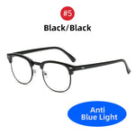 Load image into Gallery viewer, 2024 Classic Transparent Frame Semi Rimless Blue Light Blockin Glasses Men Square Anti Blue Ray Eyeglasses Computer Women Gaming  Amaijoin
