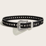 Load image into Gallery viewer, Y2K Rhinestone Belt For Women Men Designer Punk Star Hole Waist Strap Gothic Female Girl Jeans Decoration Waistband  Amaijoin
