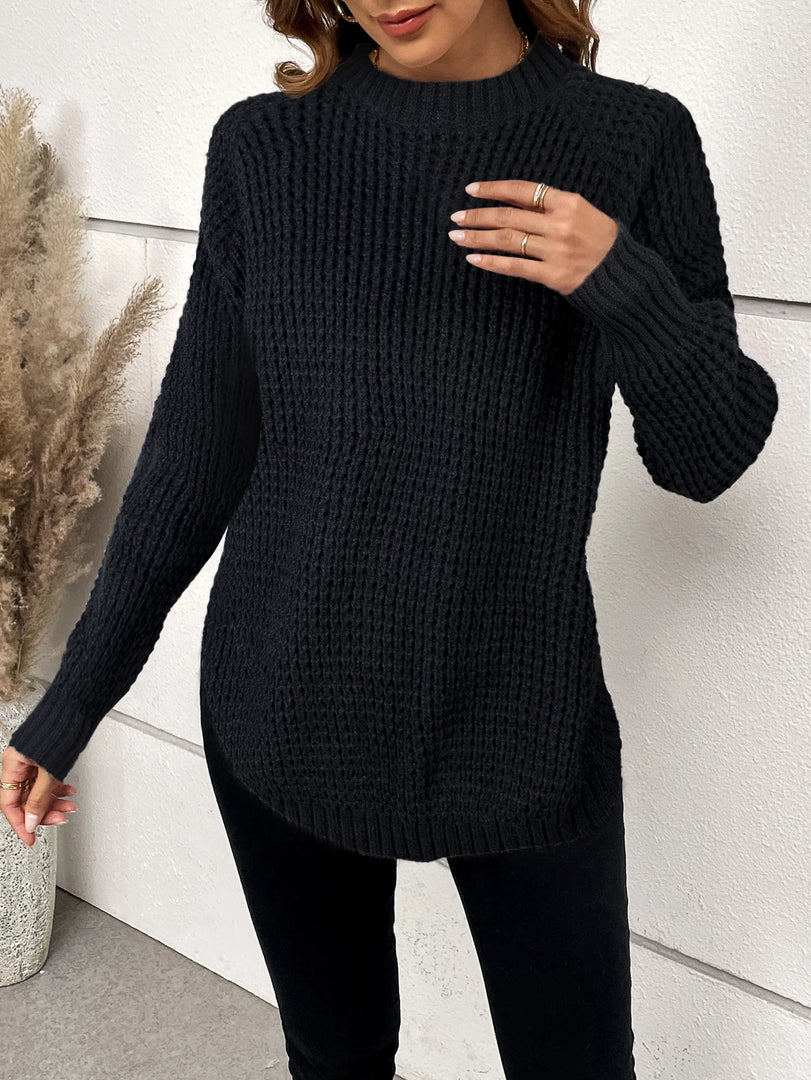 Womens Sweaters Trendy Balloon Sleeve Slouchy Knit Pullover Jumper,sueteres para mujeres  Amaijoin