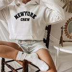 Load image into Gallery viewer, Hirsionsan Letter Print Hoodies Women Oversized Polyester Long Sleeve Female Sweatshirt Streetwear Fleece Ladies Clothes Winter  Amaijoin
