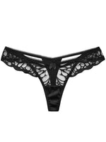 Load image into Gallery viewer, BirdTree 93%Real Silk Sexy Briefs, Women&#39;s Hollowing Out, French Transparent Lace Erotic T-back Underwear, 2024 Summer P41940QC  Amaijoin
