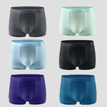 Load image into Gallery viewer, 1Pcs Men&#39;s Panties Boxers Shorts Ice Silk Men Underwear Sexy Man Underpants Male Ultrathin Breathable Boxer Briefs Plus Size  Amaijoin
