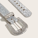 Load image into Gallery viewer, Y2K Rhinestone Belt For Women Men Designer Punk Star Hole Waist Strap Gothic Female Girl Jeans Decoration Waistband  Amaijoin
