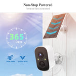 Load image into Gallery viewer, MISECU Tuya 3MP WIFI Security Battery Camera with Solar Panel Wireless Outdoor Human Detect Surveillance IP Camera Color Night  Amaijoin
