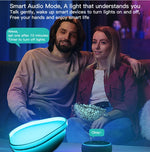 Load image into Gallery viewer, Tuya Smart WiFi RGBIC Ambient Night Light  Dimmable LED Smart Light Table Lamp Wireless Control Alexa Compatible Smart Lighting  Amaijoin
