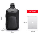 Load image into Gallery viewer, Brand Large Capacity Men Oxford Waterproof Multifunction Shoulder Bag Crossbody Bag Messenger Chest Sling Travel Pack for Male  Amaijoin
