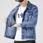 Load image into Gallery viewer, 2024 Jacket Men&#39;s Casual Cotton Black Denim Jaqueta Jeans Masculina Slim Washed Retro Classic Blue Jeans Coat Male Men Clothing  Amaijoin
