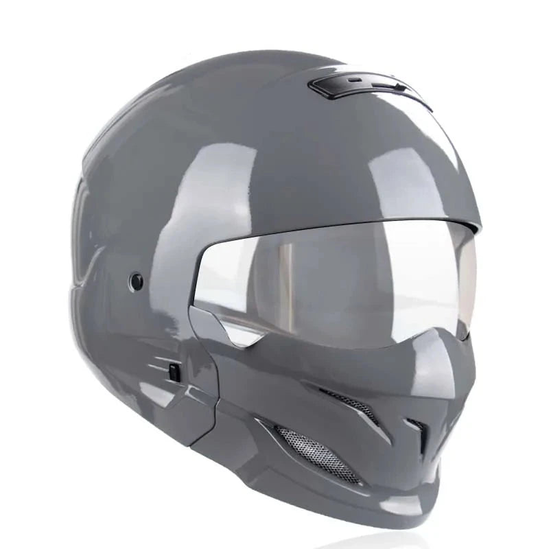 2022 Scorpion Helmet Detachable Multi-purpose Combination Helmet Motorcycle Locomotive Personality Half Predator Helmet  Amaijoin