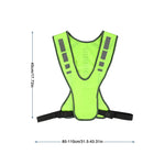 Carregue a imagem no visualizador da Galeria, Reflective Vest and Handband Night High Visibility Reflective Warning Strap for Outdoor Motorcycle Sports Safety Work Security  Amaijoin
