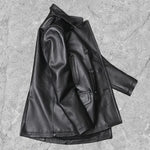 Load image into Gallery viewer, New Men&#39;s Genuine Leather Jacket Male Cowhide Overcoat Autumn Winter Business Coat Trench Style Double Breasted Clothes Calfskin  Amaijoin
