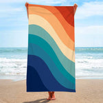 Load image into Gallery viewer, Microfiber Beach Towel Rainbow Striped Pool Towels Quick Dry Towel Summer Beach Towels Swimming Towel for Adults Kids  Amaijoin
