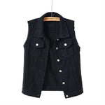 Load image into Gallery viewer, Spring and Summer New Purple Sleeveless Vest Jacket Women&#39;s Single-breasted Lapel Vests Coat Fashion Casual Top Waistcoat S-6XL  Amaijoin
