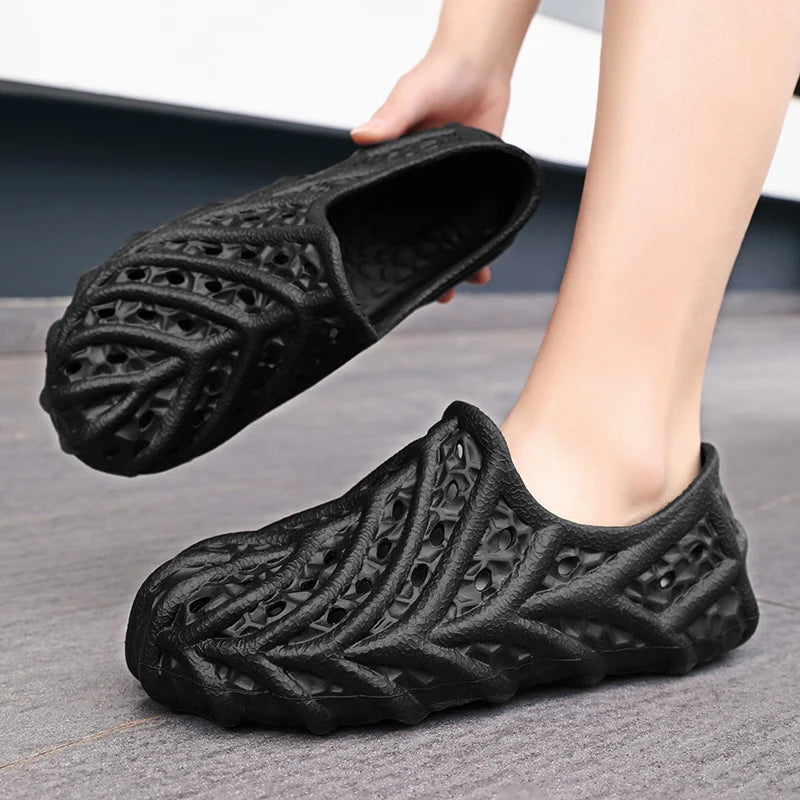 Men Outdoor Leisure Mops Couples Paid Garden Hole Shoes Ms. Personality Tree Root Indoor Mops Universal For Men and Women  Amaijoin