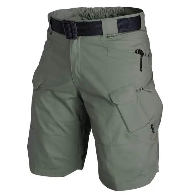 Summer Waterproof Quick Dry Multi-pocket Shorts Men Cargo Shorts Tactical Short Pants Men's Outdoor Clothes Hunting Fishing  Amaijoin