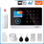 Carregue a imagem no visualizador da Galeria, PGST 103 2.4 inch Screen 4G 2G WIFI GSM Home Bulgar Security System for Home 433MHz APP Control RFID Card with PIR Motion  Amaijoin
