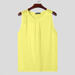 Load image into Gallery viewer, Men&#39;s Tank Tops Solid Color Transparent O-neck Sleeveless Summer Male Vests Sexy Streetwear 2024 Fashion Men Clothing INCERUN  Amaijoin
