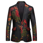 Load image into Gallery viewer, 2023 Fashion New Men&#39;s Casual Boutique Business Holiday Flower Suit / Male Slim Floral Blazer Jacket Coat  Amaijoin
