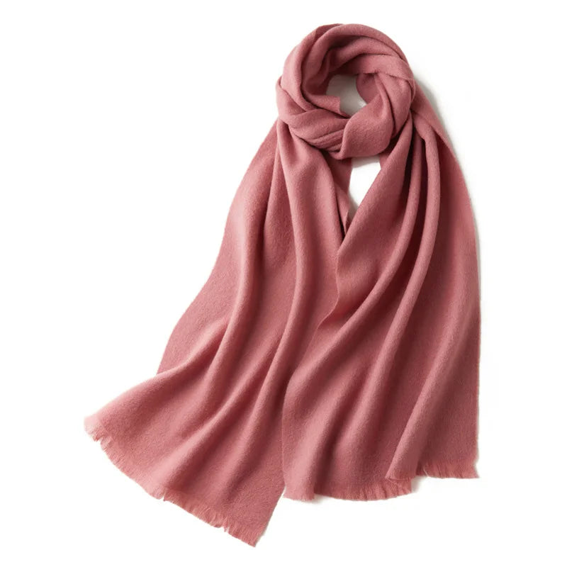 JulyPalette 100% Pure Cashmere Warm Scarf Women Winter Autumn Short Tassle Wool Wrap Pashmina Shawl Cashmere Scarves for Ladies  Amaijoin