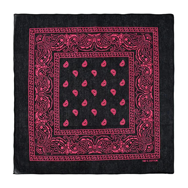 Headbands Cotton Print Bandana Head Scarf Headwraps Women Designer Headwear Double Sided Head Wrap Men Masks Face Hijab Scarves  Amaijoin