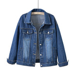 Load image into Gallery viewer, 2024 Spring New Denim Jacket For Women Casual Tops Short Coat Female Solid Jean Jackets Fashion Cotton Loose Outerwear  Amaijoin
