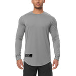 Load image into Gallery viewer, High Elastic Tight Long Sleeve Casual Shirt Autumn Breathable Quick Dry Mens T-shirt Gym Fitness Bodybuilding Running Sportswear  Amaijoin
