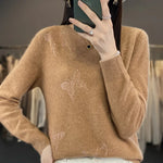 Load image into Gallery viewer, 2024 New Cashmere Sweater Women O-Neck Fashion Pullover Winter And Autumn Basic Cashmere Sweater Women  Amaijoin
