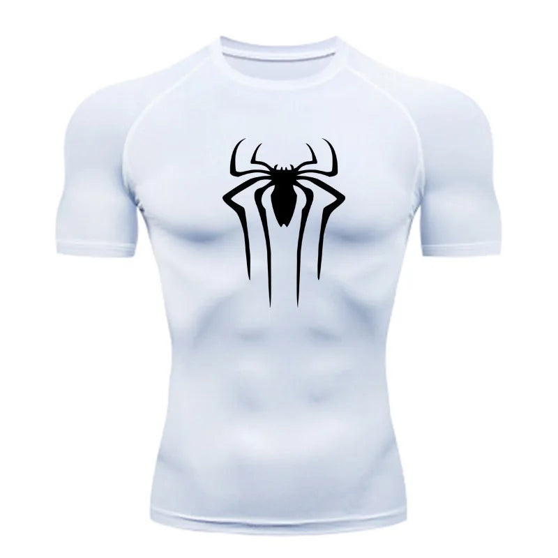 New Compression Shirt Men Fitness Gym Super Hero Sport Running T-Shirt Rashgard Tops Tee Quick Dry Short Sleeve T-Shirt For Men  Amaijoin