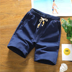 Load image into Gallery viewer, Summer Capris Cotton Hemp Shorts Men&#39;s Thin Casual Loose Large Shorts  Amaijoin
