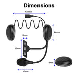 Load image into Gallery viewer, Bluetooth 5.2 Motorcycle Helmet Headset Wireless Handsfree Stereo Music Player Moto Headphone Noise Reduction Earphone With Mic  Amaijoin
