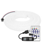 Load image into Gallery viewer, WS2812B WS2811 DC5V Round Reticulate Pattern Neon LED Strip 50Leds/m 360 Degree Smart RGBIC Flexible  Silicone Light Tape IP67  Amaijoin
