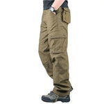 Carregue a imagem no visualizador da Galeria, Tactical Cargo Pants Men Cotton Overalls Outdoor Work Trousers Big Size Hombre Clothing Camo Hiking Pants  Amaijoin
